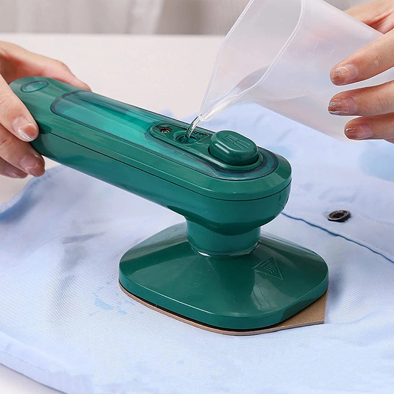 Mini Plancha Electrica A Vapor Verde