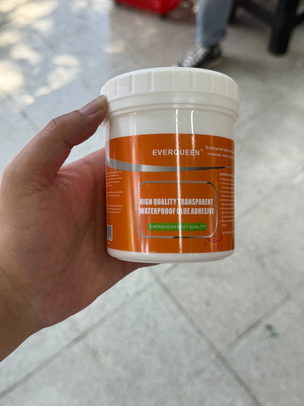 Sellador Adhesivo Impermeable 300g Nara