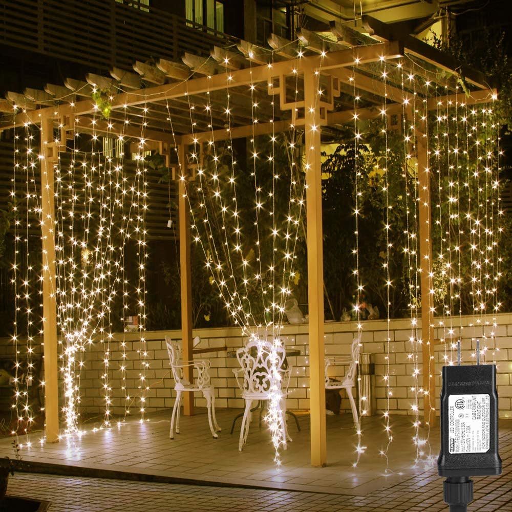 Luces de Cortina LED 3x2 m Luz Cálida