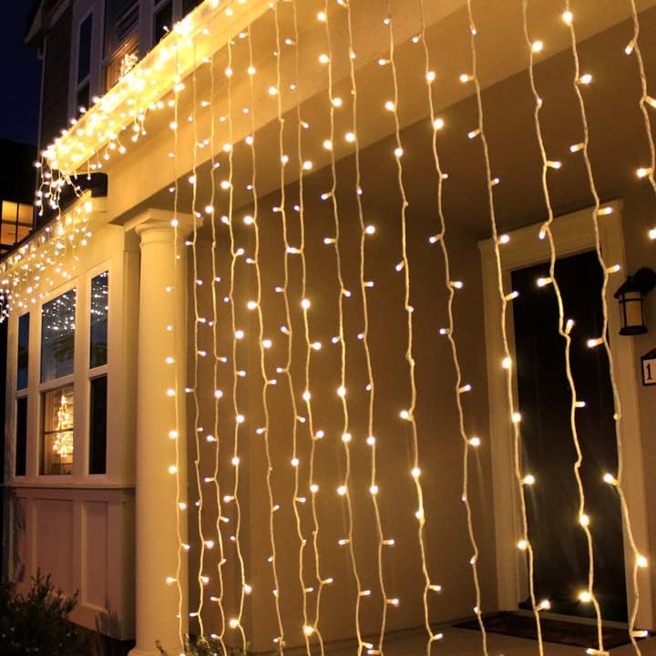 Luces de Cortina LED 3x2 m Luz Cálida
